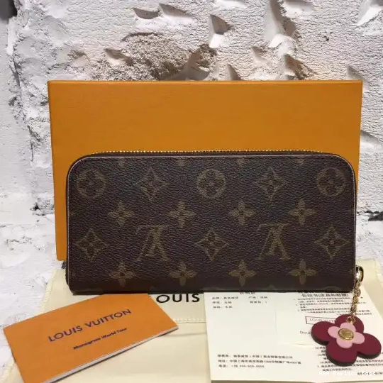 Aaa replica ru wallet Louis Vuitton CLEMENCE 0604